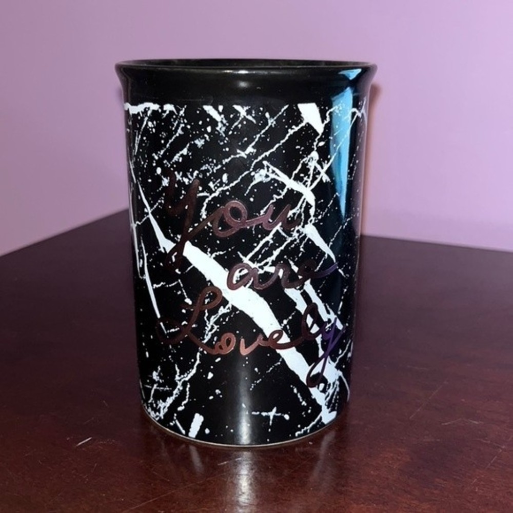 Marble Tri-Color Design Pen Holder